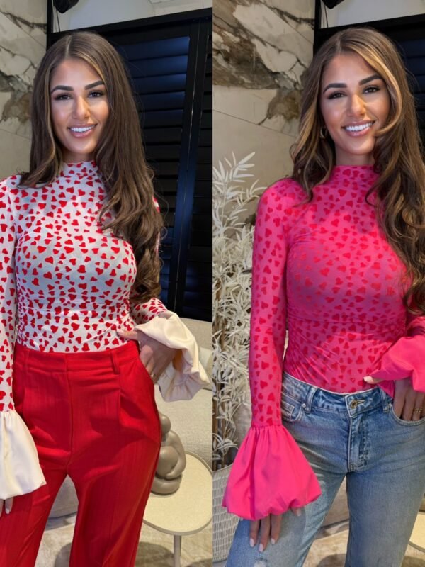 Top Hearts Pink