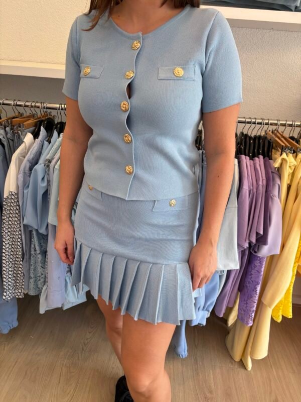 Sky Blue Skirt