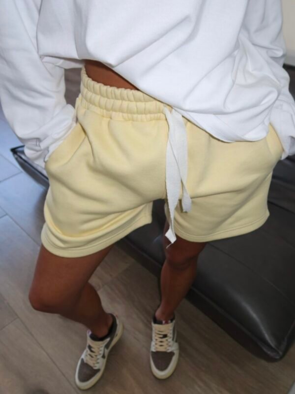 SHORT SUMMER JOGGER  BUTTER YELLOW