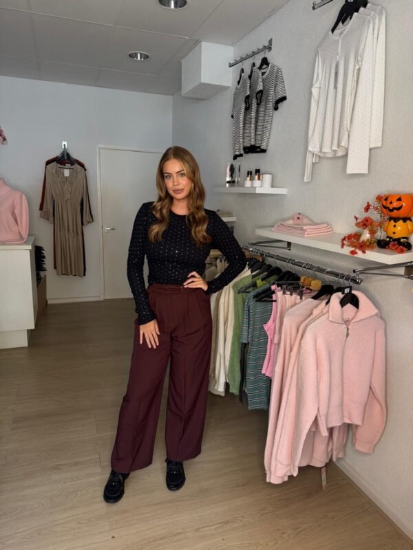 Pantalon Burgundy