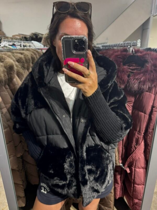 Teddy Jacket True Black