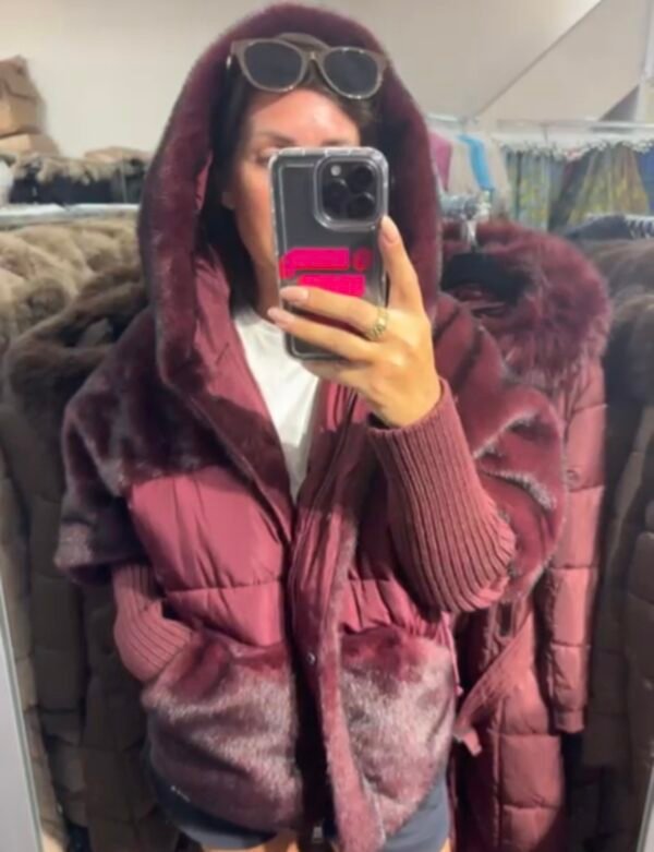 Teddy Jacket Maroon