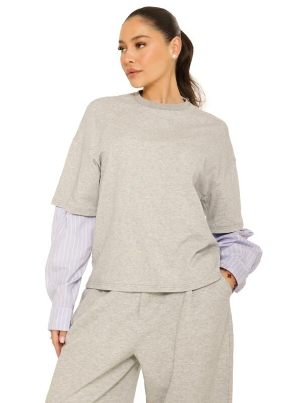 LONG SLEEVE BLOUSE TEE