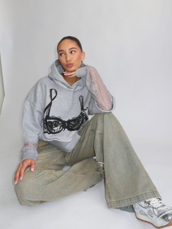 PRIORITY SPICE LACE HOODIE