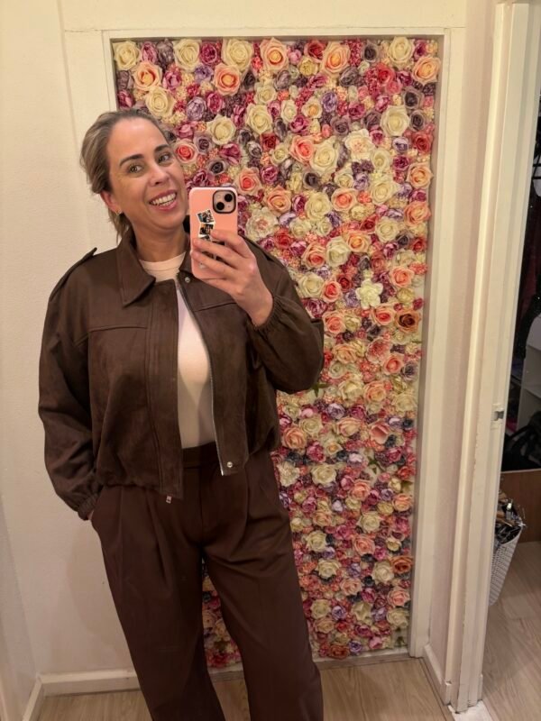 Suedine Brown Jacket