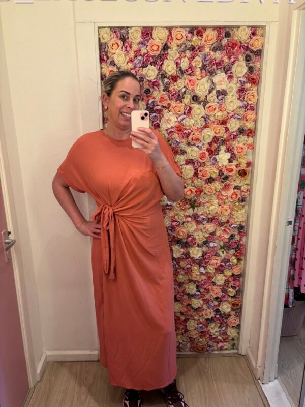 Knot Dress Peach