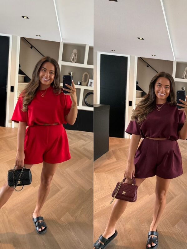 Kim Set Burgundy