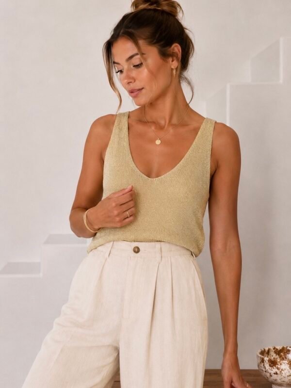 Lurex Tank Top
