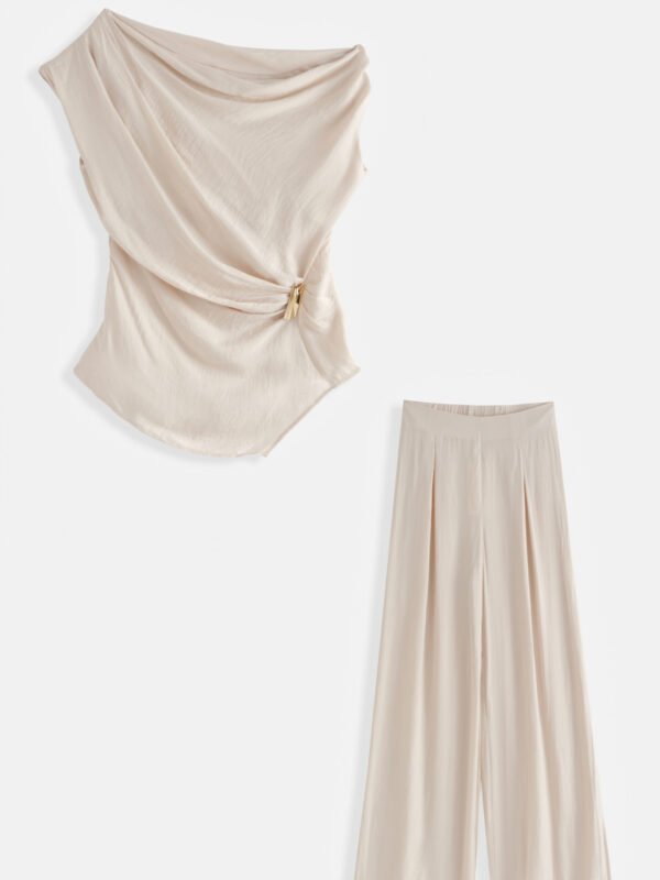 Draped Top & Pants