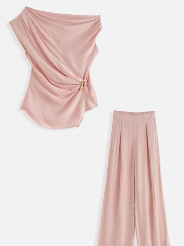 Draped Top & Pants