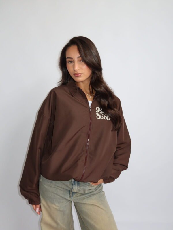 MONOGRAM WINDJACKET – BROWN