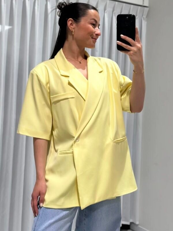 Oversized Blazer Yellow
