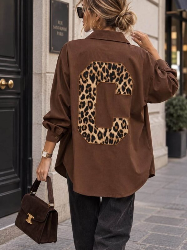 Maxi Blouse Leopard