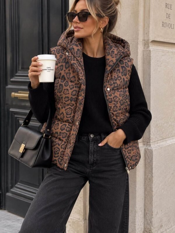 Bodywarmer Leopard