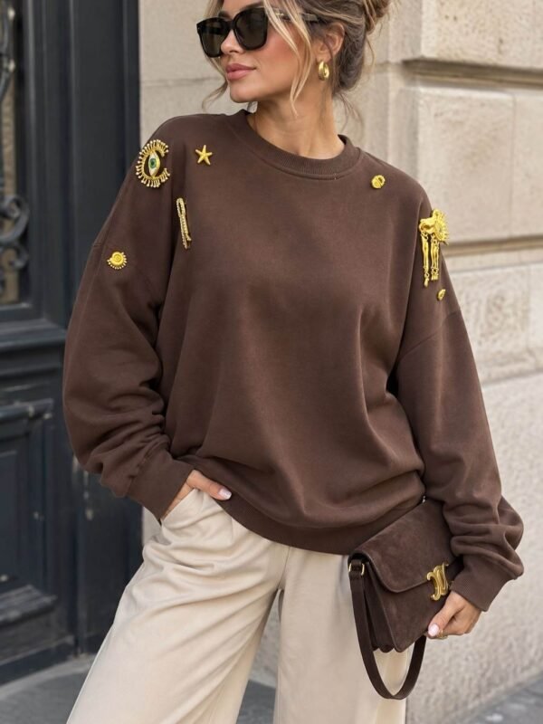 Sweater Gold Deatails